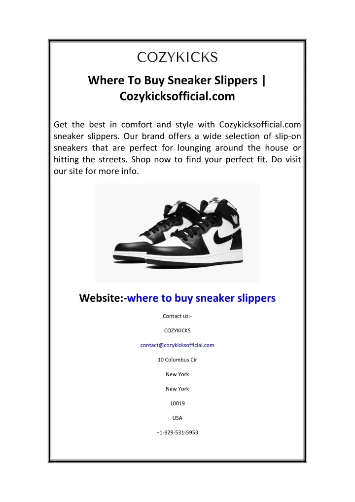 where to buy sneaker slippers cozykicksofficial