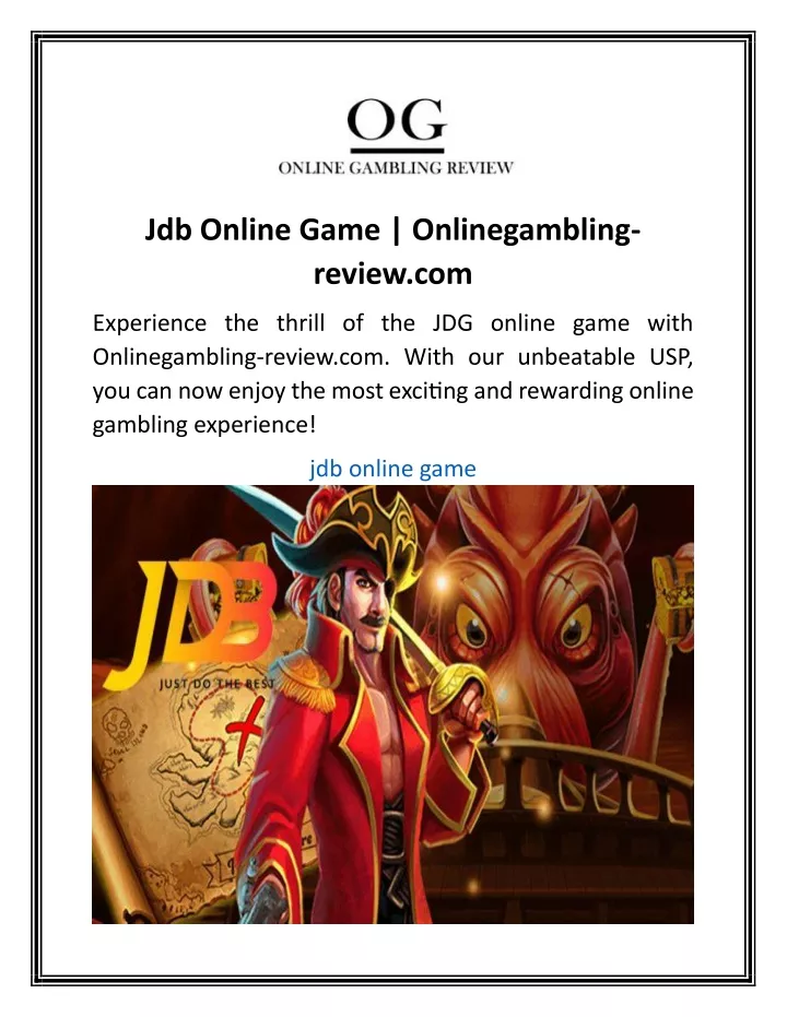 jdb online game onlinegambling review com