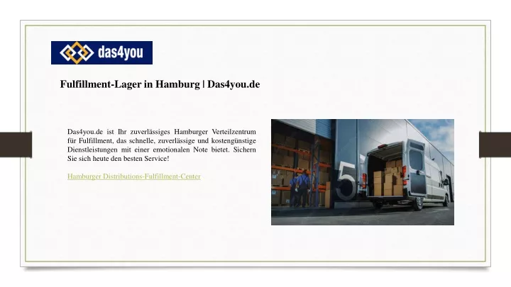 fulfillment lager in hamburg das4you de