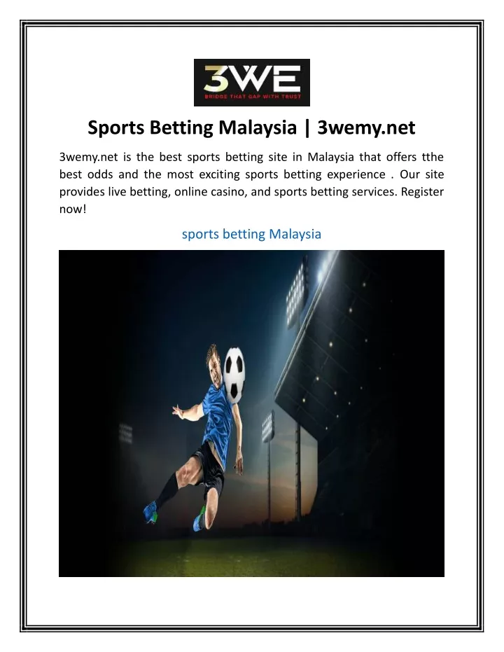 sports betting malaysia 3wemy net
