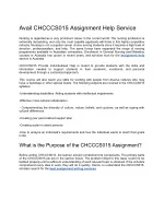 Avail CHCCCS015 Assignment Help Service - slide 1