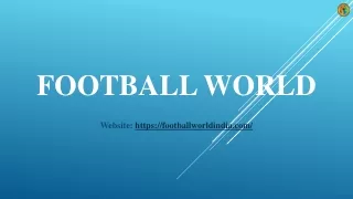 Football World - Football Coaching in Thane