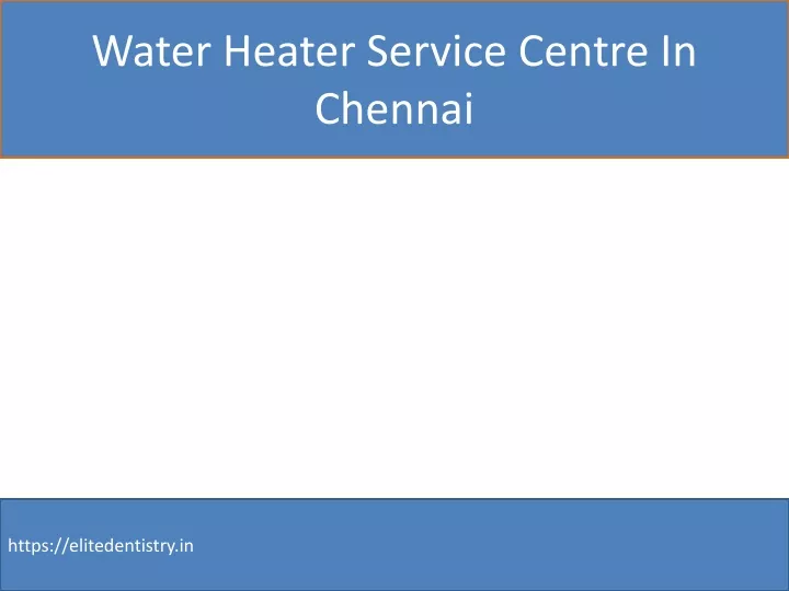 water heater service centre in chennai