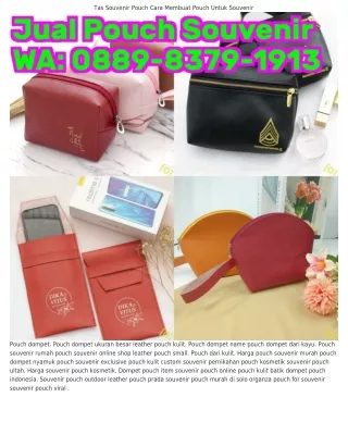 tas souvenir pouch cara membuat pouch untuk