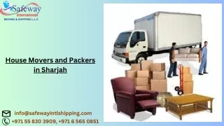 House Movers and Packers in Sharjah | Best House Movers and Packers - safeway