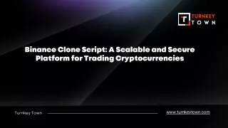 binance clone script a scalable and secure