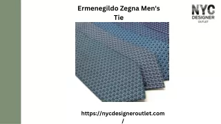 Choose the Right Ermenegildo Zegna Men's Tie