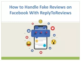 How to Handle Fake Reviews on Facebook With ReplyToReviews
