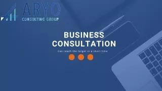 Business Consultant For Startups - Aryo Consulting Group