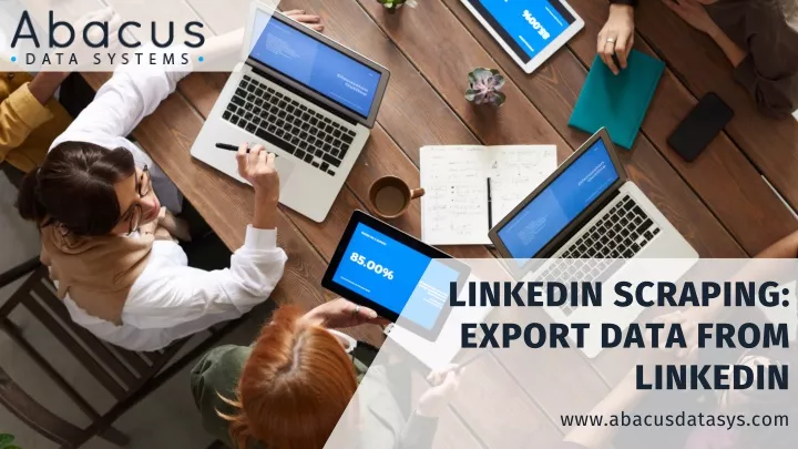linkedin scraping export data from