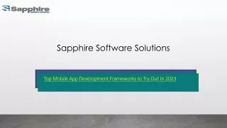 sapphire software solutions