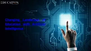 changing landscape of education with artificial