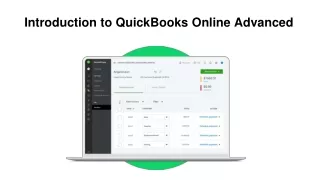 Introduction to QuickBooks Online Advanced