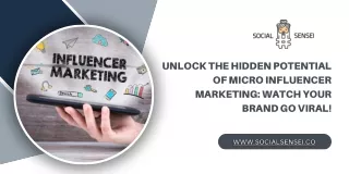 Unlock the Hidden Potential of Micro Influencer Marketing Watch Your Brand Go Viral!