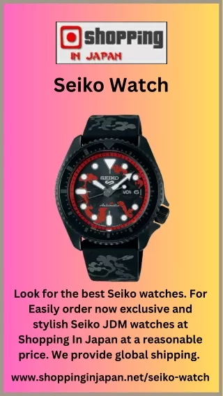 Seiko Watches  JDM Watches