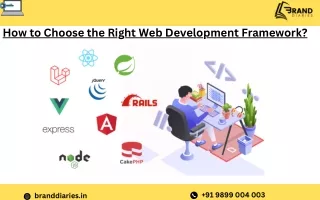How to Choose the Right Web Development Framework