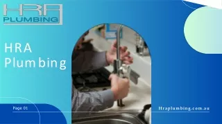 Plumber Mornington - HRA Plumbing