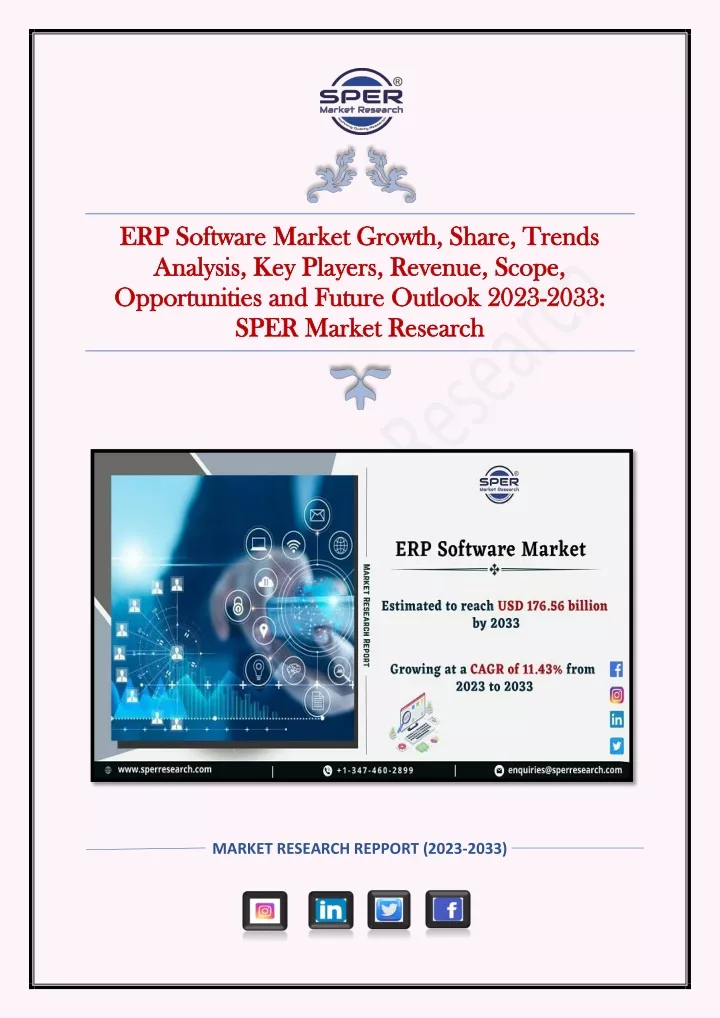 erp software market growth share trends