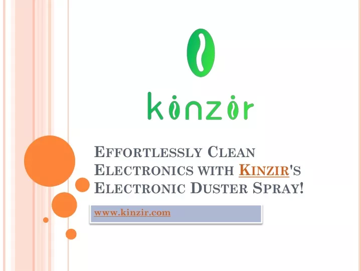 effortlessly clean electronics with kinzir s electronic duster spray