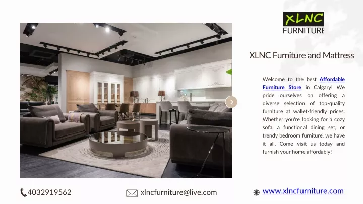 xlnc furniture & mattress store calg