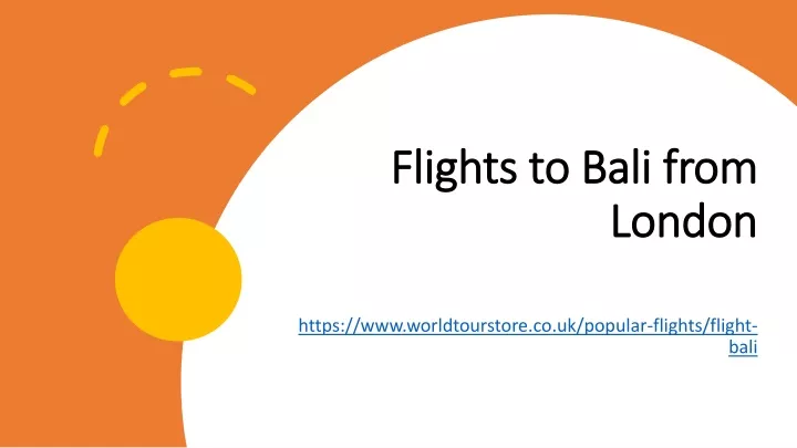 flights to bali from london