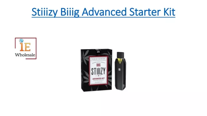stiiizy biiig advanced starter kit
