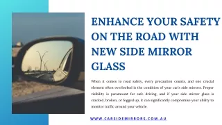 Enhance Your Safety on the Road with New Side Mirror Glass