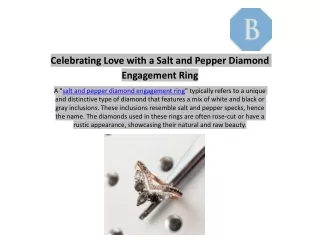 Buy salt and pepper diamond engagement rings
