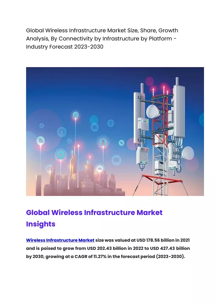 global wireless infrastructure market size share
