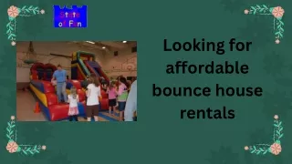 Get Affordable Bounce House Rentals for Every Occasion