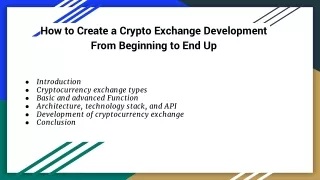 How to Create a Crypto Exchange Development From Beginning to End Up