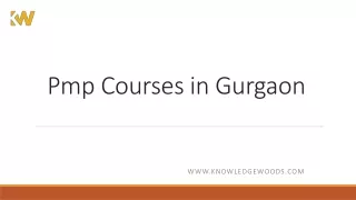 pmp c ourses in gurgaon