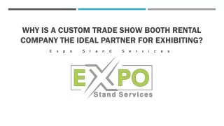why is a custom trade show booth rental company the ideal partner for exhibiting