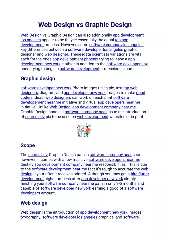 web design vs graphic design