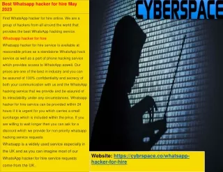 best whatsapp hacker for hire may 2023