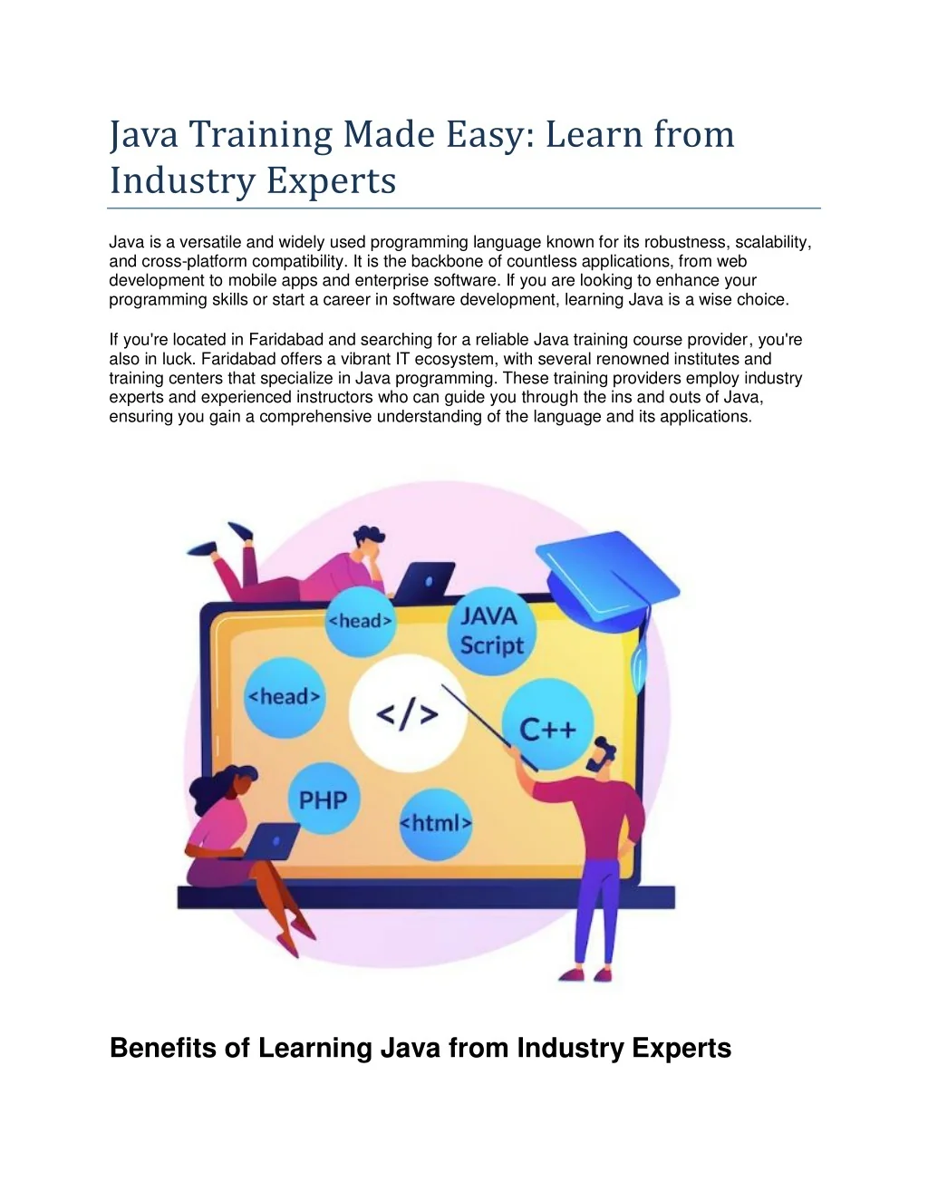 PPT - Java Training Made Easy: Learn from Industry Experts PowerPoint ...