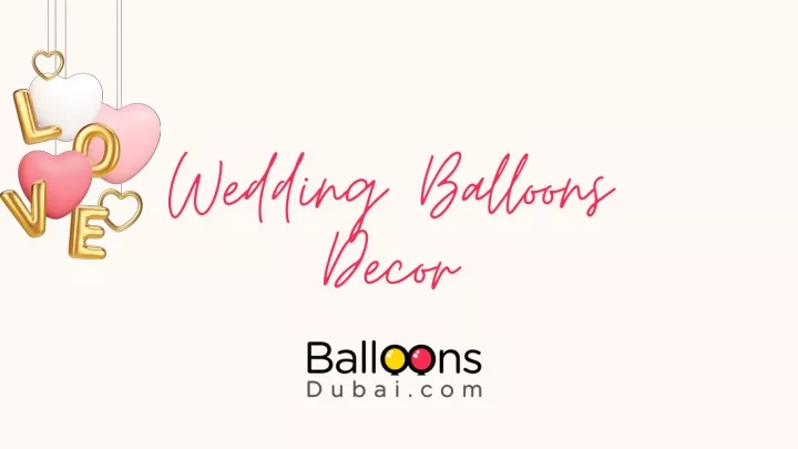 wedding balloons decor