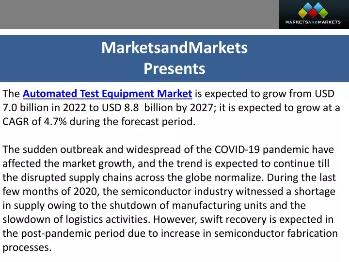 marketsandmarkets presents