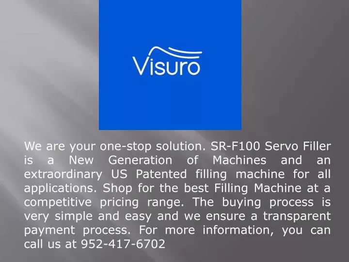 we are your one stop solution sr f100 servo