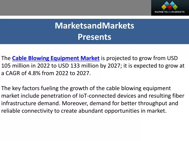 marketsandmarkets presents