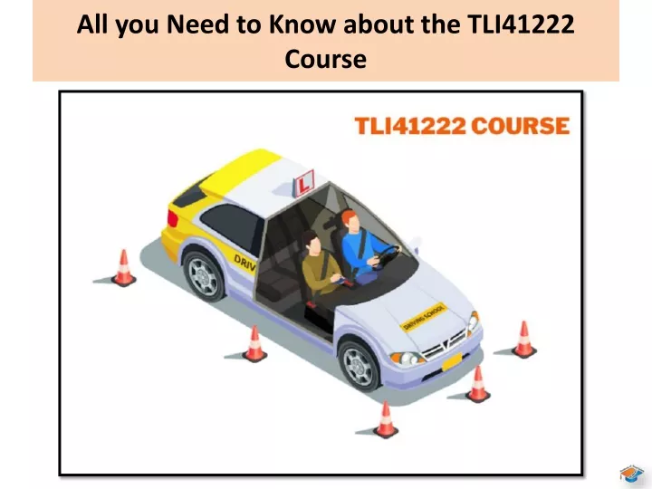all you need to know about the tli41222 course