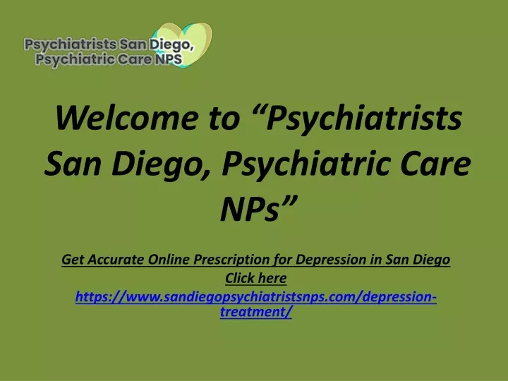 welcome to psychiatrists san diego psychiatric care nps