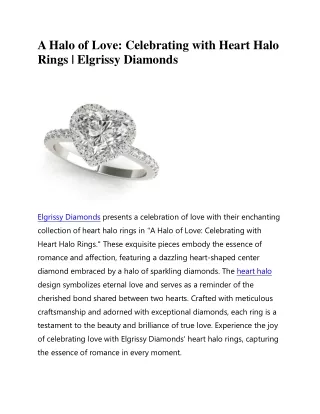 Heart Halo | Elgrissy Diamonds