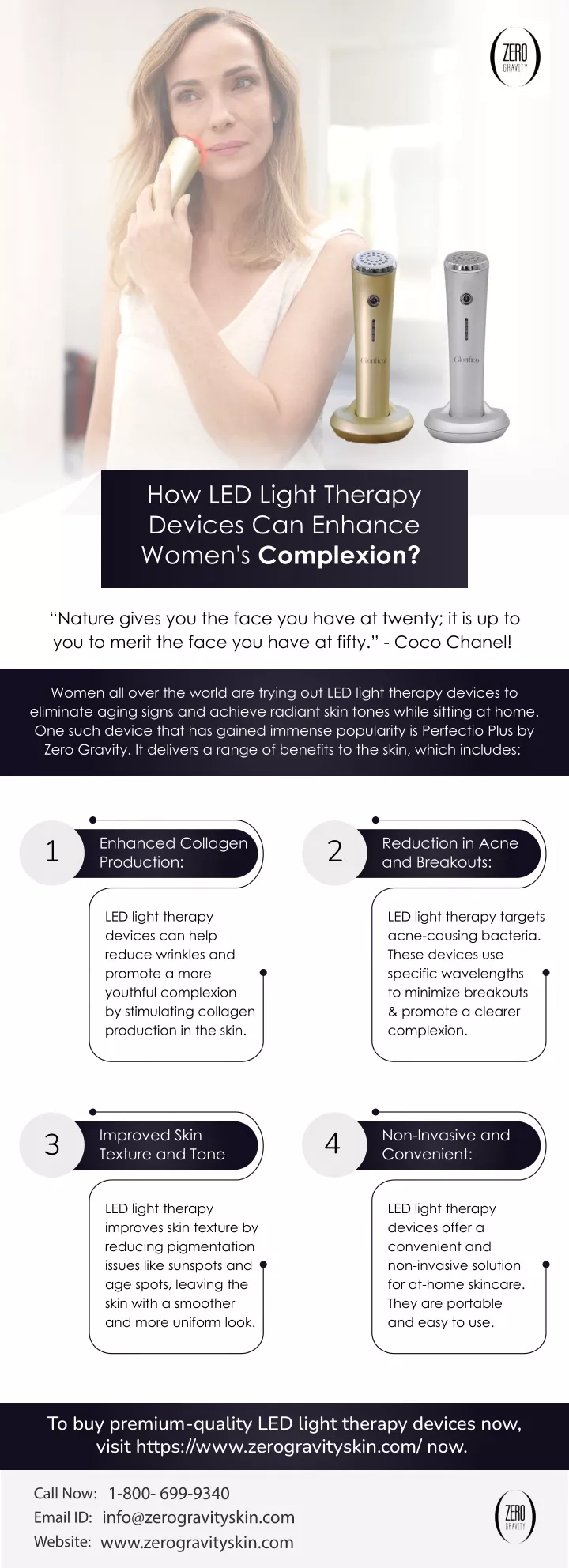 how led light therapy devices can enhance women