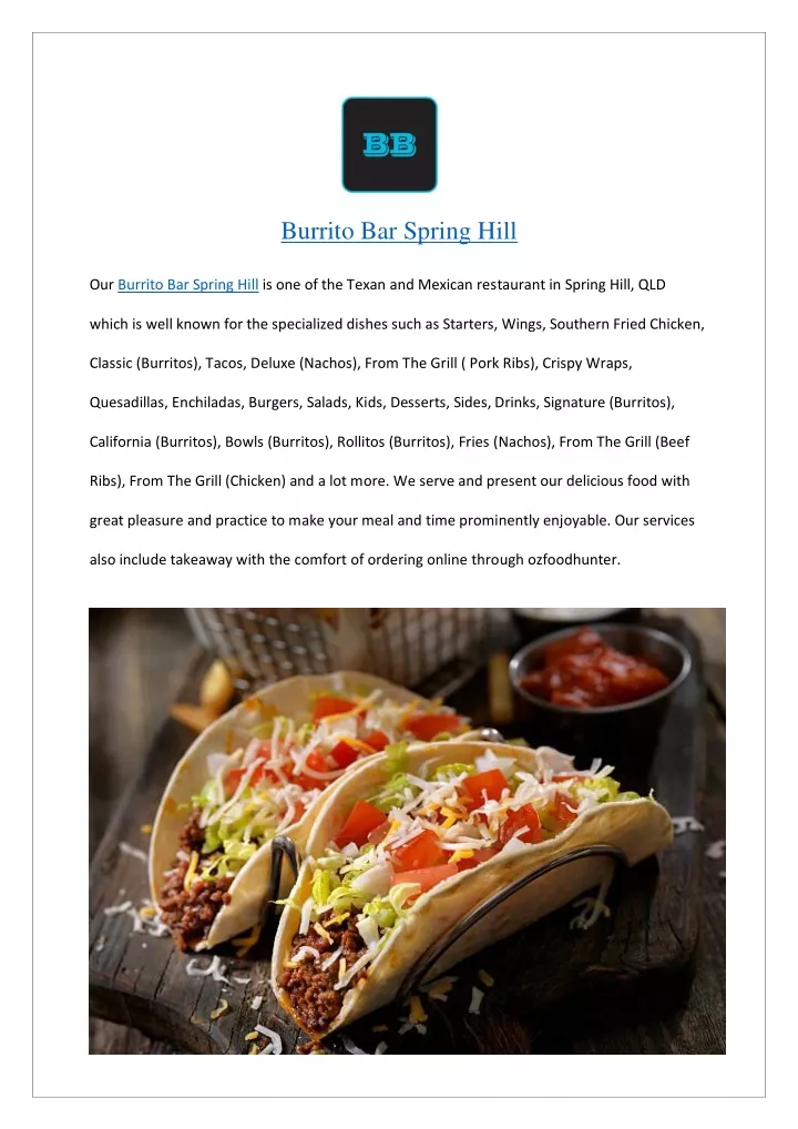 burrito bar spring hill our burrito bar spring