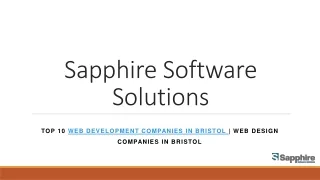 sapphire software solutions