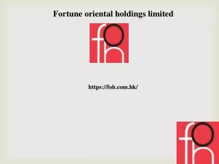 fortune oriental holdings limited