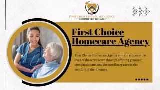Veterans Care for our Nations Heroes - First Choice Homecare Agency