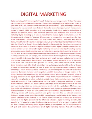 Digital world Marketing Software House