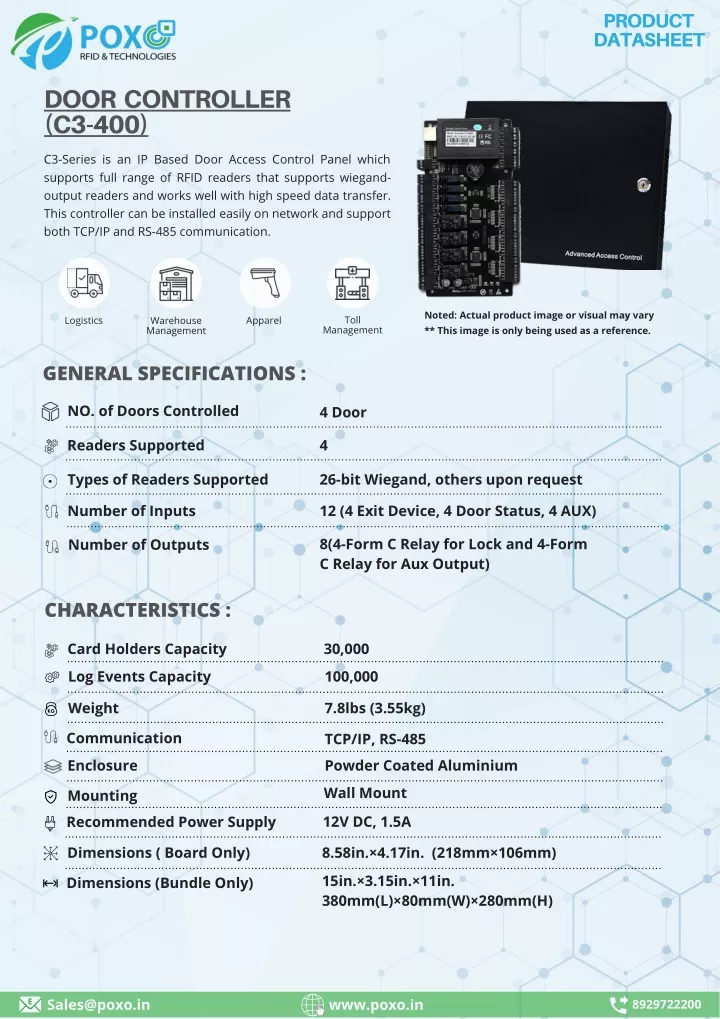 product datasheet